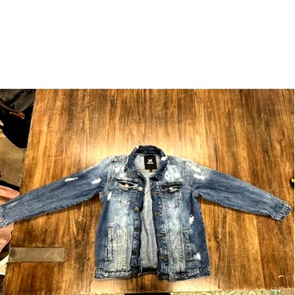 X-RAY JEAN JACKET BOYS, L, Grunge, Streetwear, Cool, Distressed - Picture 2 of 8